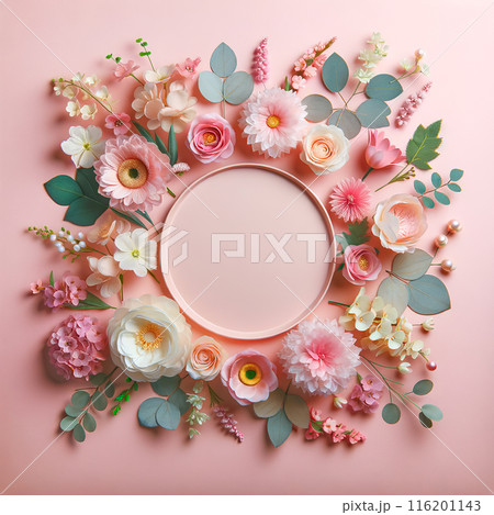 Blooming Love: Wedding Invitation Mockup with Peonies Blooming Love: Wedding Invitation Mockup with Peonies 116201143