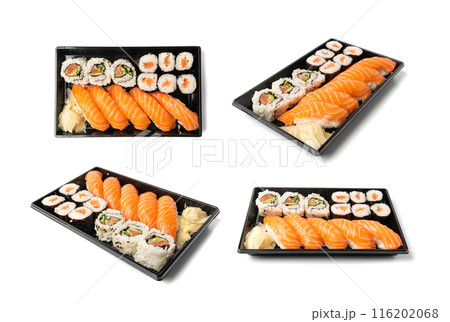 Sushi Set, Susi Rolls Lunch, Nori Maki, Nigiri Sushi Roll Sushi Set, Susi Rolls Lunch, Nori Maki, Nigiri Sushi Roll 116202068