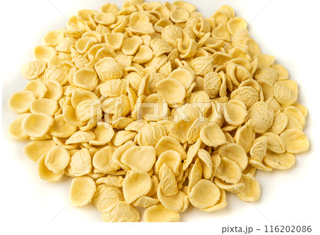 Raw Orecchiette Pasta, Homemade Dry Macaroni, Italian Recchietedde 116202086