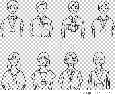 商務男性和女性僅按年齡組線設置 商務男性和女性僅按年齡組線設置 116202271