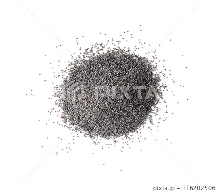 Poppy Seed, Blue Poppyseed Pile, Small Culinary Grains, Tiny Seeds, Oilseed Sprinkles Poppy Seed, Blue Poppyseed Pile, Small Culinary Grains, Tiny Seeds, Oilseed Sprinkles 116202506