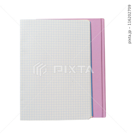 Copybook Mockup, Notebook on Office Desk with Copy Space for Text, Moleskin Template 116202709