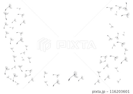 Dandelion Logo, Vector Plant Dandelion flower, Design Icon Template Dandelion Logo, Vector Plant Dandelion flower, Design Icon Template 116203601
