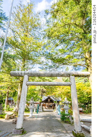春日山神社 上杉神社より分霊され上杉謙信公を祭神に祀った神社 記念館には謙信公の遺品・資料などが展示 春日山神社 上杉神社より分霊され上杉謙信公を祭神に祀った神社 記念館には謙信公の遺品・資料などが展示 116204454