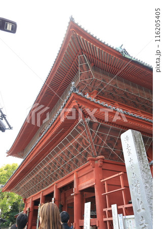 東京都港区芝の増上寺三解脱門の建物 東京都港区芝の増上寺三解脱門の建物 116205405