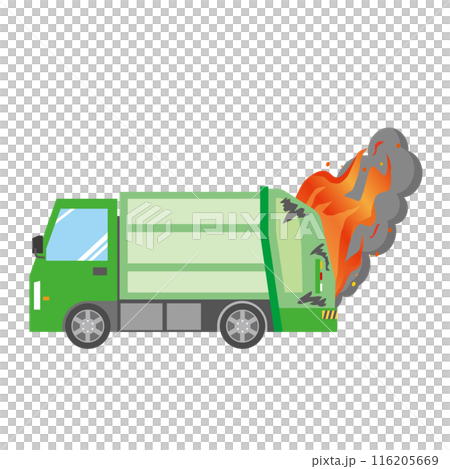 垃圾車起火 116205669