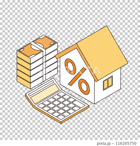 Image illustration of mortgage interest rate Image illustration of mortgage interest rate 116205750