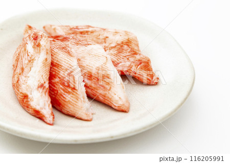 白背景にカニカマ 116205991