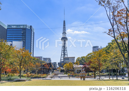 秋の名古屋 栄 久屋大通公園 レイヤードヒサヤオオドオリパーク 中部電力 MIRAI TOWER 116206318