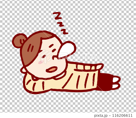 お団子頭のかわいい女子の色々なポーズや仕草 お団子頭のかわいい女子の色々なポーズや仕草 116206611