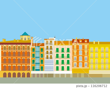 パンプローナ pamplona カスティージョ広場 plaza del castillo スペイン パンプローナ pamplona カスティージョ広場 plaza del castillo スペイン 116206712