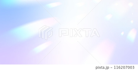 七色に輝くプリズムのイメージ背景 116207003