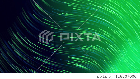 Image of bar graph icon over wavy light trails against green gradient background Image of bar graph icon over wavy light trails against green gradient background 116207086