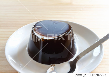 コーヒーミルクをかけたコーヒーゼリー 116207223