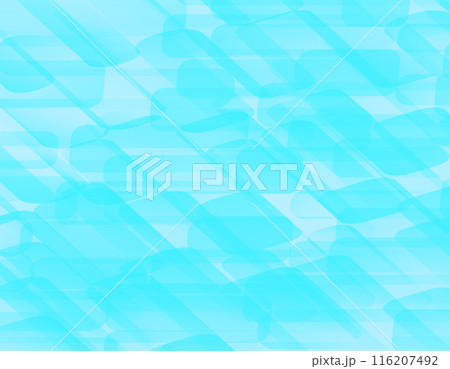 青い幾何学模様の背景　アブストラクト背景イラスト 116207492