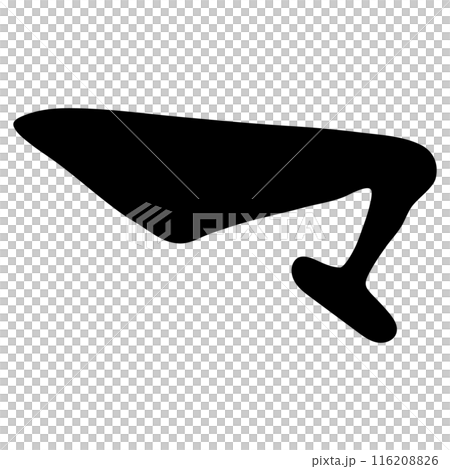 マ（カタカナ）/手書きの筆文字素材 116208826