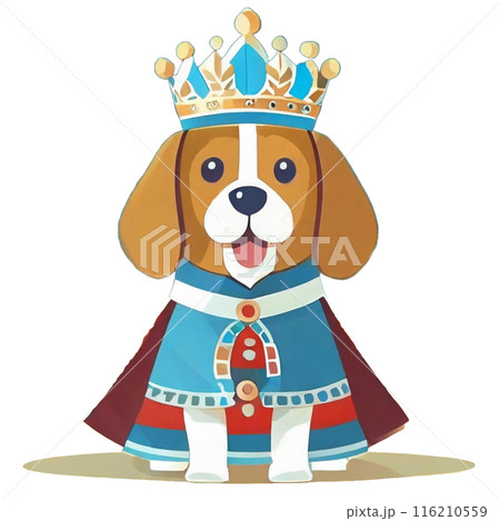 油絵　専用 花冠のかわいいビーグル犬 油絵 専用 花冠のかわいいビーグル犬（ビーグル | 絵のはんこ