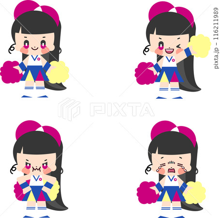 小さくてかわいいチアガール 116211989