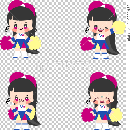 小さくてかわいいチアガール 116211989