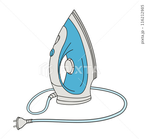 electric iron color vector illustration electric iron color vector illustration 116212985