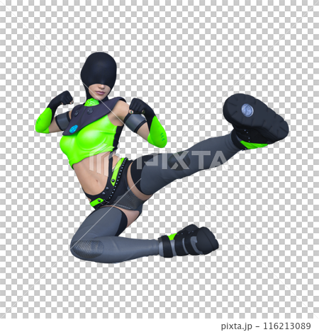 Female fighter 116213089