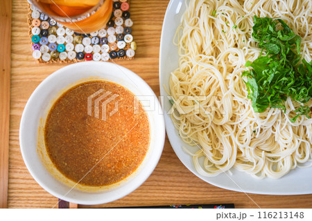 ピリ辛つけ汁そうめん ピリ辛つけ汁そうめん 116213148