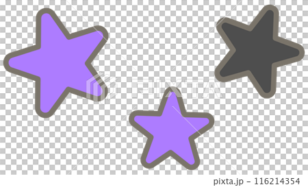 Kid hand drawn cute and colorful happy halloween elements stars 116214354