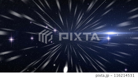 Image of white light trails moving on seamless loop 116214531