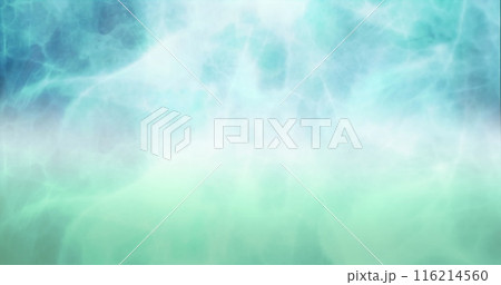 Image of green clouds of smoke moving on seamless loop 116214560