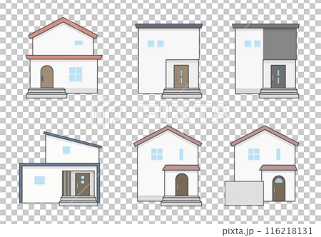 一戸建て住宅のセット 一戸建て住宅のセット 116218131