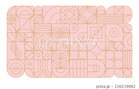 Bauhaus Pink Banner Concept 116219062