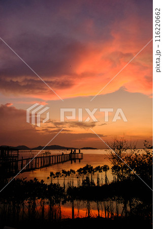 sunset over the lake sunset over the lake 116220662