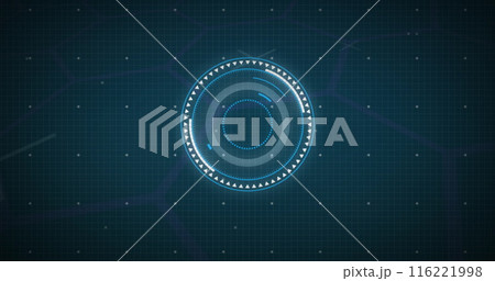 Image of data processing, scope scanning and computer circuit board 116221998