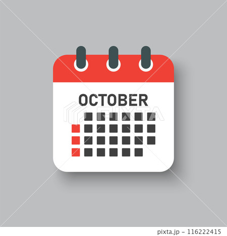 Vector template icon page calendar month September Vector template icon page calendar month September 116222415