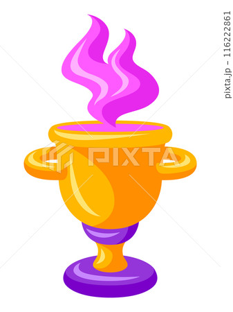 Magic potion in goblet illustration. Witchcraft alchemy mystery element. Magic potion in goblet illustration. Witchcraft alchemy mystery element. 116222861