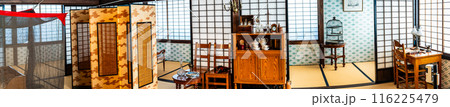 長崎出島 和蘭商館跡 一番船船頭部屋 一番船船長の部屋 パノラマ 【長崎市】 長崎出島 和蘭商館跡 一番船船頭部屋 一番船船長の部屋 パノラマ 【長崎市】 116225479