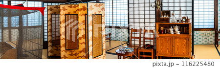長崎出島 和蘭商館跡 一番船船頭部屋 一番船船長の部屋 パノラマ 【長崎市】 長崎出島 和蘭商館跡 一番船船頭部屋 一番船船長の部屋 パノラマ 【長崎市】 116225480