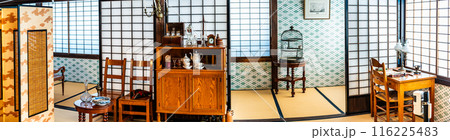 長崎出島 和蘭商館跡 一番船船頭部屋 一番船船長の部屋 パノラマ 【長崎市】 長崎出島 和蘭商館跡 一番船船頭部屋 一番船船長の部屋 パノラマ 【長崎市】 116225483