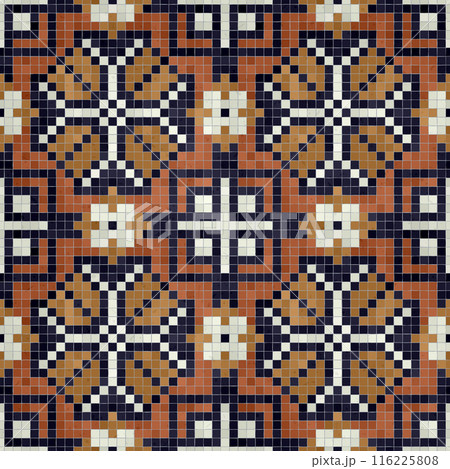 Mosaic tiles vector background 28 Mosaic tiles vector background 28 116225808