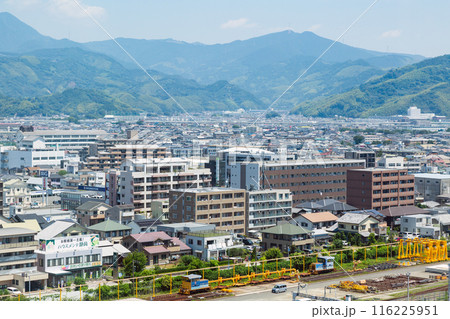 静岡市葵区・東静岡駅周辺の風景と日本平 116225951