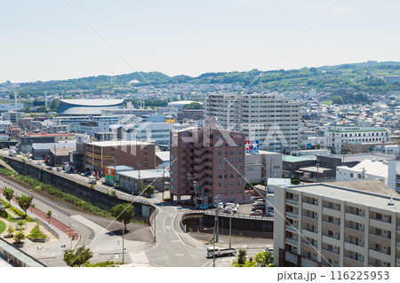 静岡市葵区・東静岡駅周辺の風景と日本平 116225953