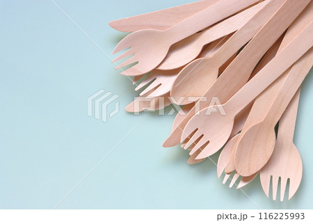 脱プラスチック製品（木製スプーン・木製ナイフ・木製フォーク） 116225993