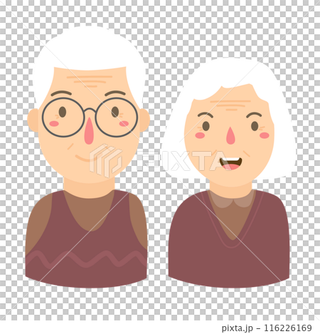 grand parents day illustration 116226169