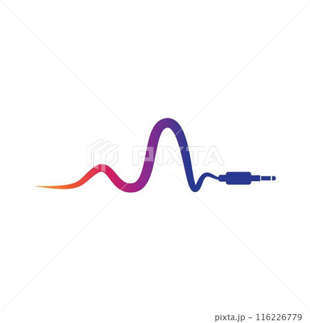 Sound wave logo images illustration Sound wave logo images illustration 116226779