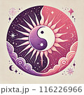 yin yang sun and moon art 116226966