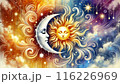sun and moon art 116226969