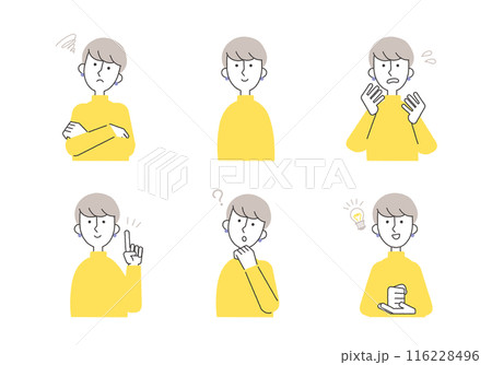 女性の表情A セット1 116228496