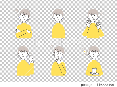 女性の表情A セット1 116228496