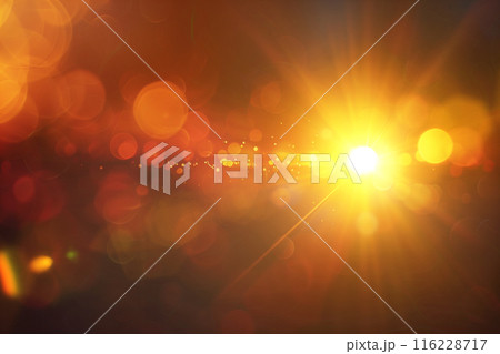 Abstract Natural Sun flare on the black 116228717