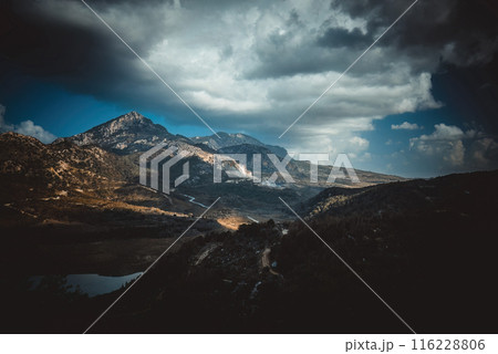 Mountain landscape. Somewhere in Cyprus Mountain landscape. Somewhere in Cyprus 116228806